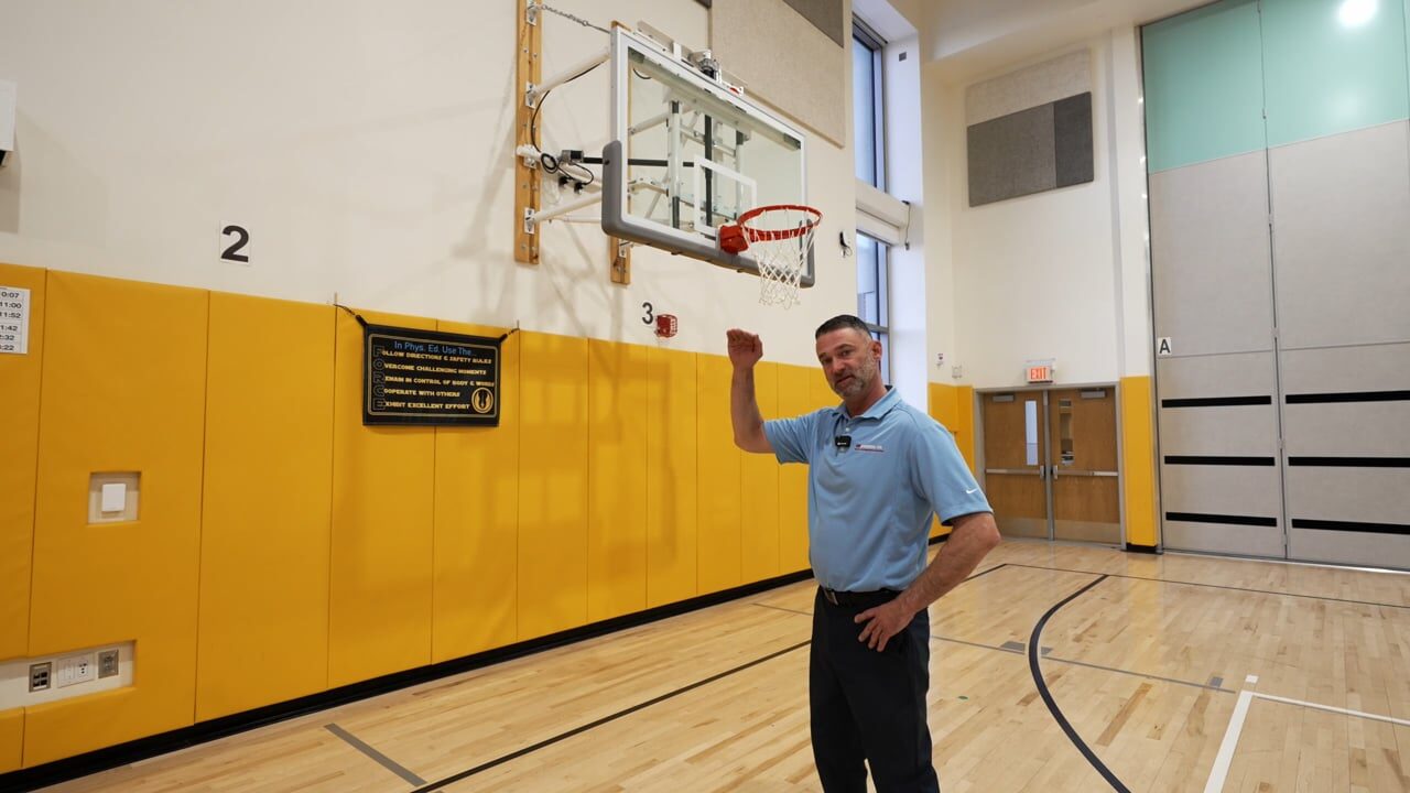 Maximizing Gymnasium Flexibility with the Draper EZ Fold® Side-Fold Backstop