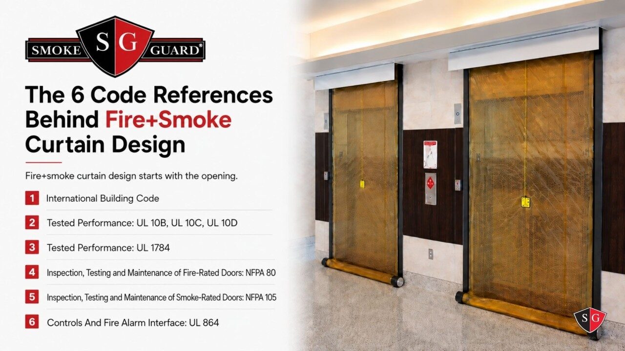 The 6 Code References Behind Fire+Smoke Curtain Design